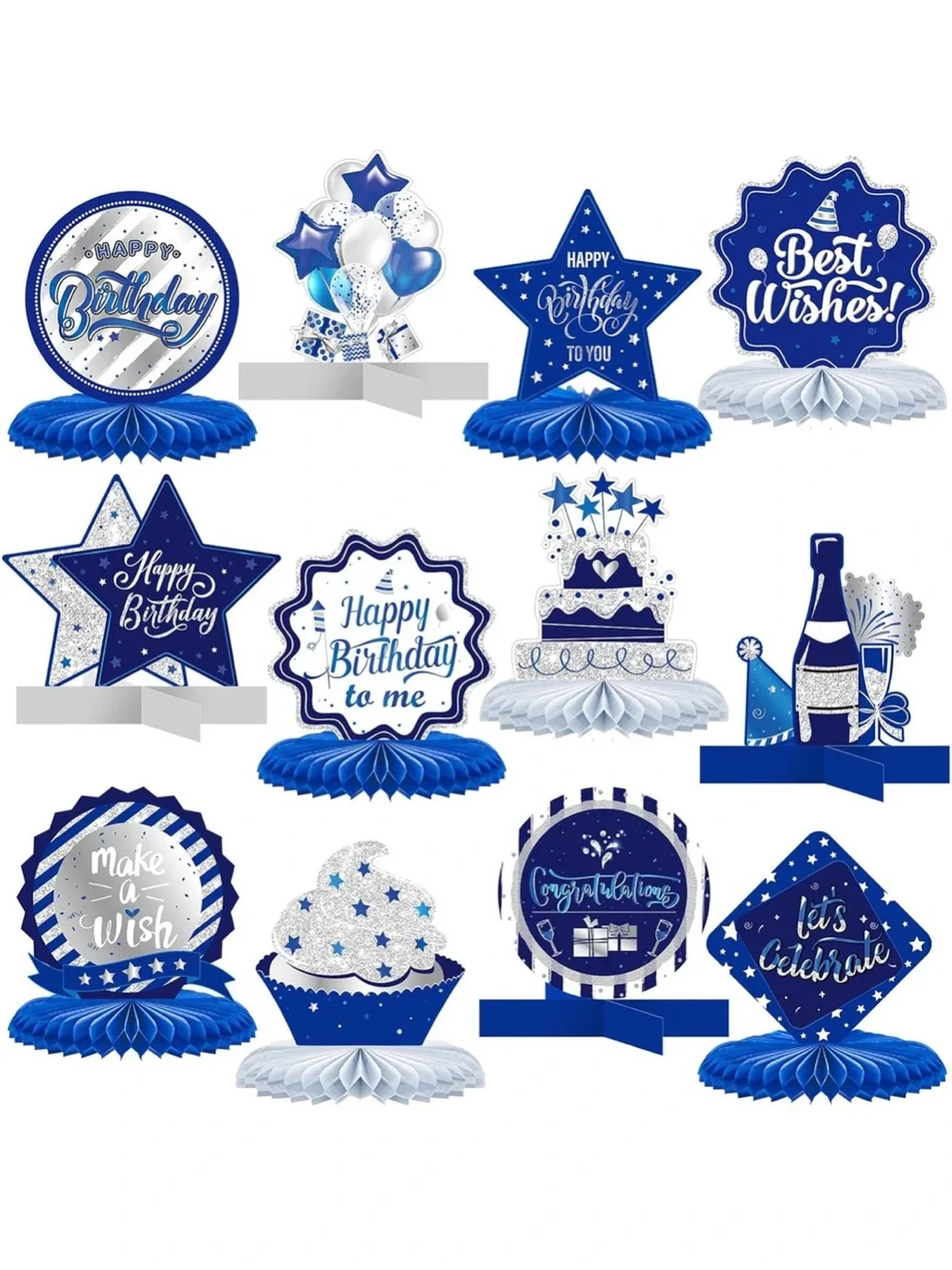 N/A festive blue